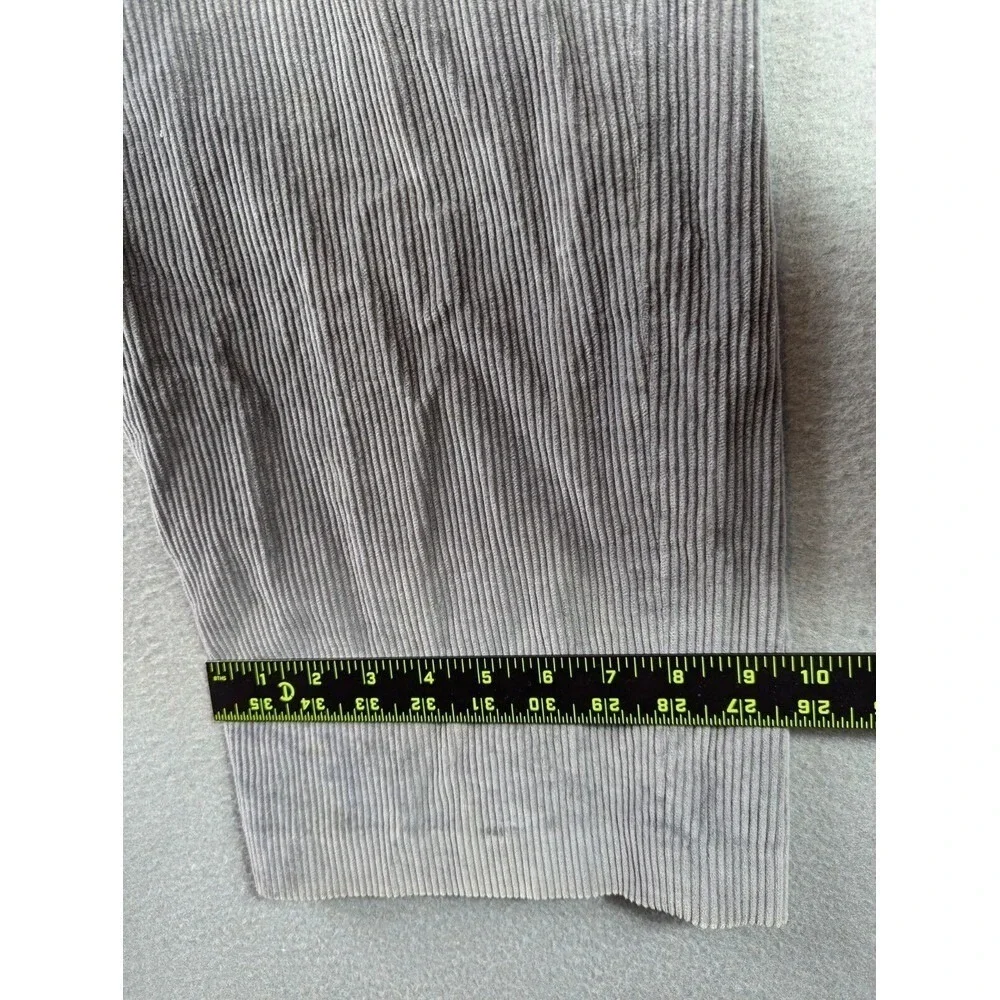 Lands End Corduroy Pants Men's Size 36 Flat Front Cotton Preppy Workwear USA